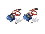 2x Pcs SG90 Micro Servo Motor 9G RC Robot Helicopter Airplane Boat Controls