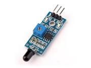 4 PCS 3 PIN IR Flame Sensor Module Detector Smartsense For Temperature Detecting Compatible With Arduino