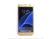 1 1 ABS Plastic Fake Dummy Phone Model for Samsung Galaxy S7 Edge G935F Golden with Color Screen