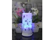 4oz 130ml Aromatherapy Diffuser Ultrasonic Aroma Purifier with 7 color Changing LED Night Light LM001 Starry Pattern