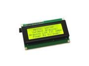 WWH 2004 204 20x4 Character LCD Display Module HD44780 Controller Yellow Blacklight