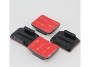WWH 2pcs Flat 2pcs Curved Adhesive Sticky Mount For GoPro HD Hero2 Hero3 Camera Sport DV