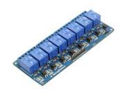 WWH 5V 8 Channel Road Relay Module Control Board with Optocoupler for PIC AVR MCU DSP ARM Electronic Color Blue