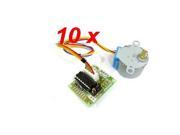 WWH 10 sets 28BYJ 48 28BYJ48 5V 4 Phase 5 Wire Arduino Stepper Motor with ULN2003 Driver Board