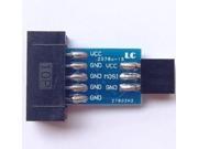 WWH 10 Pin to Standard 6 Pin Adapter Board For ATMEL AVRISP USBASP STK500