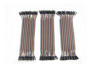 WWH 3 x 40P Dupont Cable 20cm Male Male Female Female Female Male 2.54mm 1P 1P For Arduino