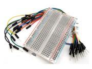 WWH 400 point Experiment Breadboard Transparent w Jumper Wires