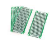 WWH 3*7cm Double Side Prototype PCB Universal printed circuit board 10pieces pack