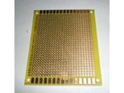 WWH 7x9cm 1.2mm Universal One Side Fiberglass Circuit PCB Board Yellow 10pieces pack