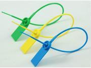 WWH 100pcs Colorful 280mm Plastic Seals Shi Blockade container Security Seals Tanker 280b cable Tie Plate