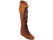 Minnetonka Front Lace 1922 Brown