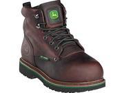 Steel Toe Work Boots Wide Wrapped Cushion Insert Genuine Leather