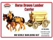 Model Power Building Kits Horse Drawn Lumber Carrier HO