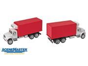 Walthers SceneMaster Intl 4900 2 Axl Rfr Wh Rd HO