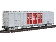 Walthers 50 2 Bay Airslide R Covered Hopper Ready to Run Brach s Candy GA