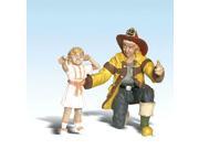 Woodland Scenics G Scale Scenic Accents Fireman Bill Betsy A2539