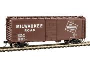 Walthers 40 PS 1 Boxcar Ready to Run Milwaukee Road 35009 Boxcar Red TM