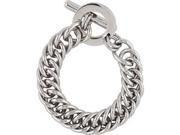 Stainless Steel Double Curb Link Bracelet