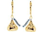 HERSHEY S KISSES® 14 Karat Yellow Gold 25mm x 13mm Dangle Earrings