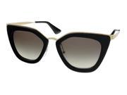 Prada PR53SS 1AB0A7 Black Oversized Sunglasses