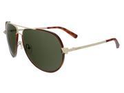 Valentino V116S 725 Blond Havana Aviator Valentino Sunglasses