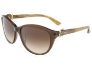 Salvatore Ferragamo SF614S 210 Crystal Brown Butterfly sunglasses