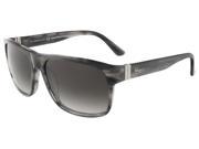 Salvatore Ferragamo SF639S 003 Stiped Grey Wayfarer sunglasses