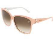 Swarovski SK0057 S 74F Shiny Rose White Square sunglasses