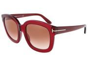 Tom Ford FT0279 S 68T Christophe Red Square Sunglasses