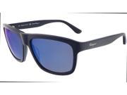 Salvatore Ferragamo SF710S 418 Blue Rectangular sunglasses