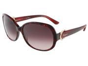 Salvatore Ferragamo SF613S 609 Red Havana Oval sunglasses