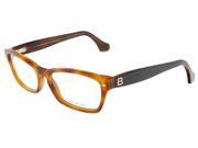 Balenciaga BA5012 V 053 Caramel Havana Black Rectangular Opticals