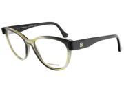 Balenciaga BA5004 V 064 Yellow Black Horn Oval prescription eyewear frames