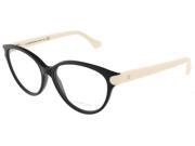 Balenciaga BA5035 V 002 Matte Black Oval prescription eyewear frames