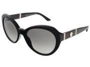 Versace Ve 4306q Gb1 11 Black grey Sunglasses For Women 56 19 140 mm