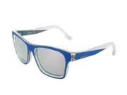 Diesel DL0071 S 86C Blue Denim Transparent Rectangular sunglasses