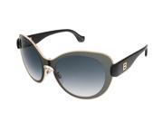 Balenciaga BA0002S 01B Grey Black Round sunglasses