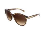 Coach HC8140 528713 Confetti Light Brown Round sunglasses