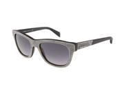 Diesel DL0111 S 52B Grey Denim Matte Black Wayfarer sunglasses