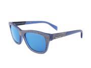 Diesel DL0111 S 92X Blue Grey Denim Wayfarer sunglasses