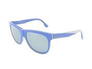 Diesel DL0112 S 86C Sky Blue White Clear Wayfarer sunglasses