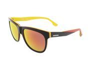 Diesel DL0112 S 05U Black Yellow Red Wayfarer sunglasses