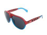 Diesel DL0098 68A Red and Blue Gradient Aviator sunglasses