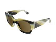 Balenciaga BA0011S 64J Mustard Grey Square sunglasses