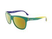Diesel DL0112 S 95G Green Yellow Blue Wayfarer sunglasses