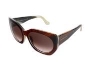 Balenciaga BA0017S 47T Brown Horn Oval sunglasses