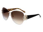 Roberto Cavalli RC901S HYADUM 28B Rose Gold Aviator Sunglasses