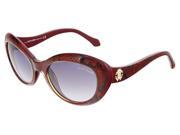 Roberto Cavalli RC826S S 69T ALSHAT Glitter Red Cateye sunglasses