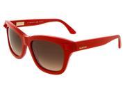 Valentino V681 S 627 Rouge Rectangle Sunglasses