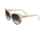 Balenciaga BA0016 24K Pearl Black Horn Cat Eye Sunglasses